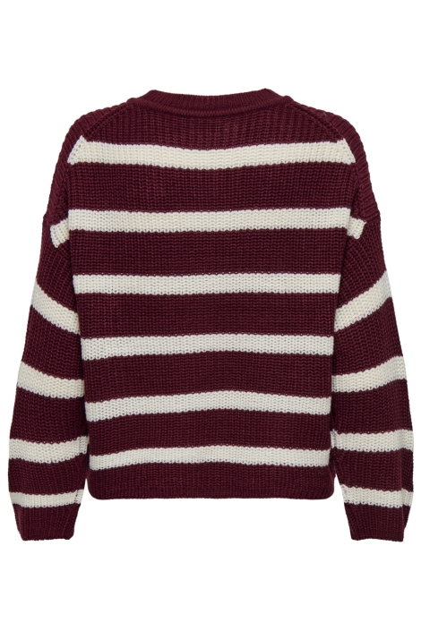 Jacqueline de Yong jdyjusty l/s stripe pullover knt no